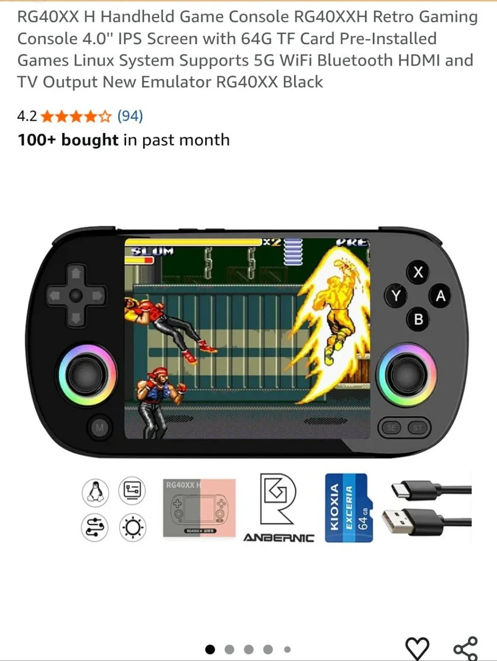 Handheld Gaming Console